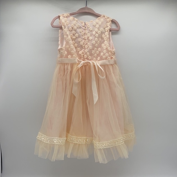 Blink Blank Elegant Sleeveless Lace Dress Flower Girls - Picture 2 of 13